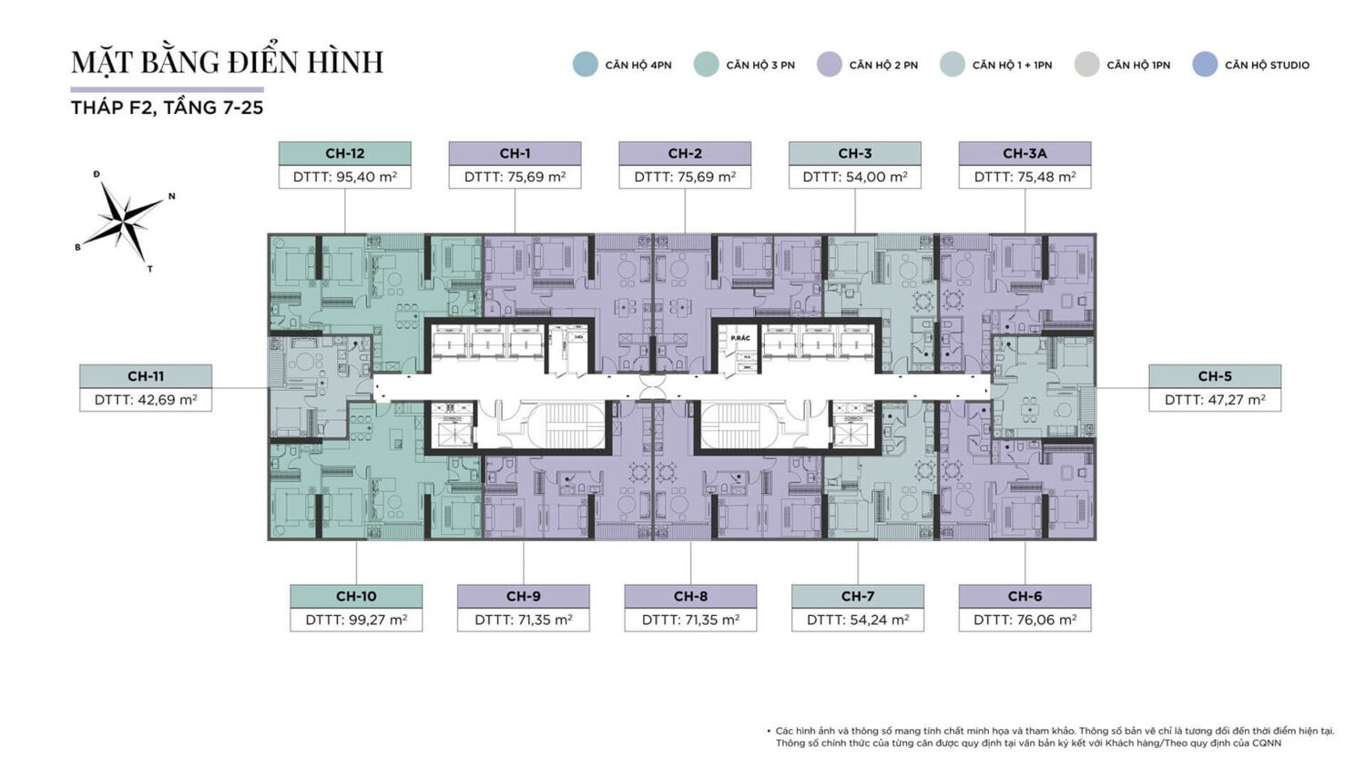 Trang chủ 83 Mặt bằng tầng điển hình Taseco Trung Văn