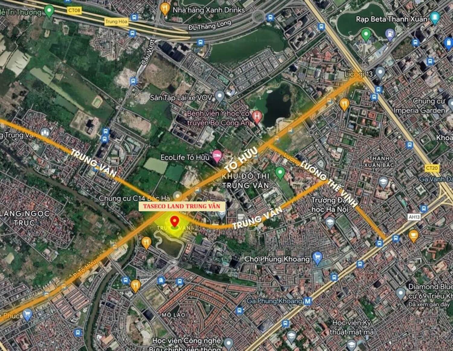 Trang chủ 74 Phân tích chi tiết vị trí Taseco Trung Văn